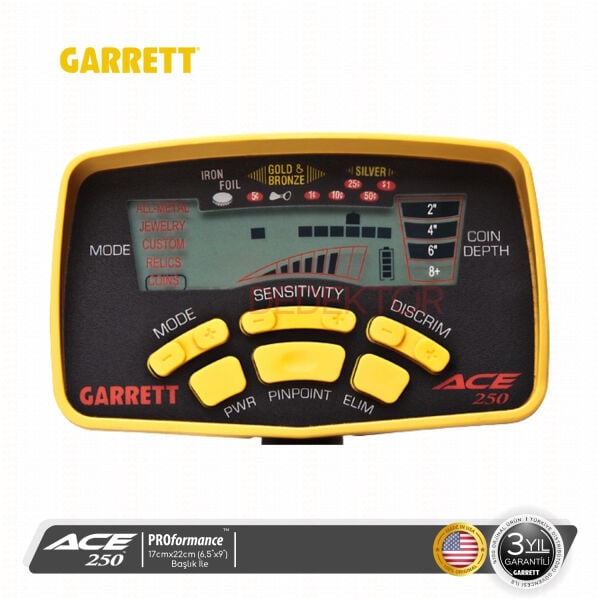 Garrett ACE 250 Metal Dedektörü