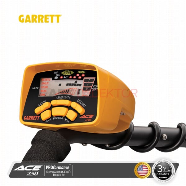 Garrett ACE 250 Metal Dedektörü