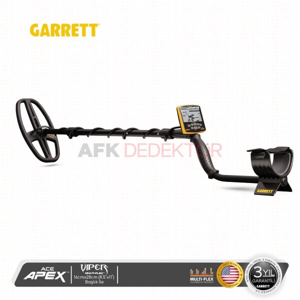 Garrett ACE Apex 16x28cm Multi-Frequency Metal Dedektörü