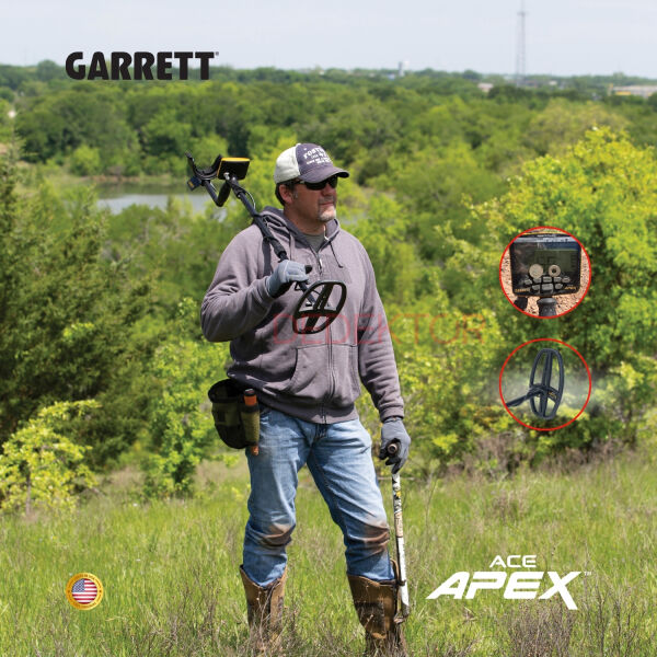 Garrett ACE Apex 16x28cm Multi-Frequency Metal Dedektörü