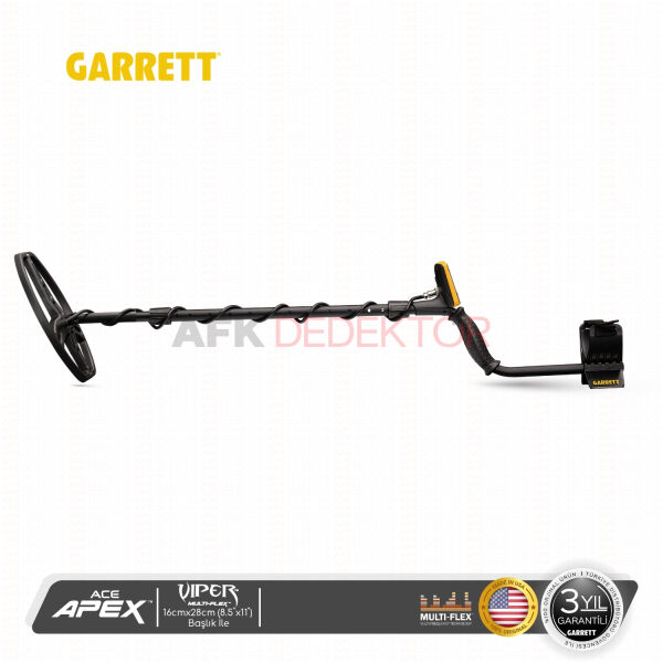 Garrett ACE Apex 16x28cm Multi-Frequency Metal Dedektörü