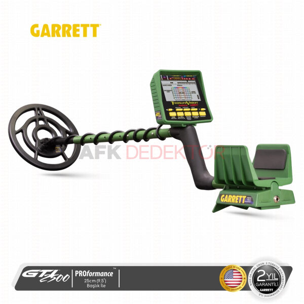 Garrett GTI 2500 Dedektör 9.5'' PROformance Imaging Başlıklı