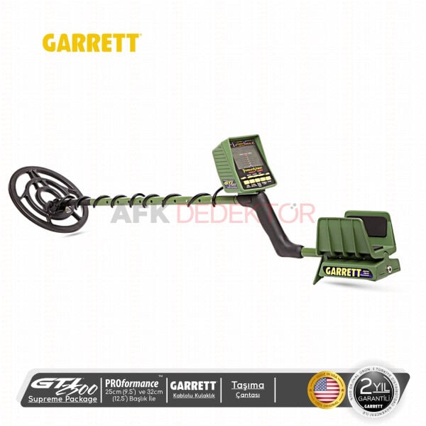 Garrett GTI 2500 Supreme Paket 9.5'' + 12.5'' Başlıklı