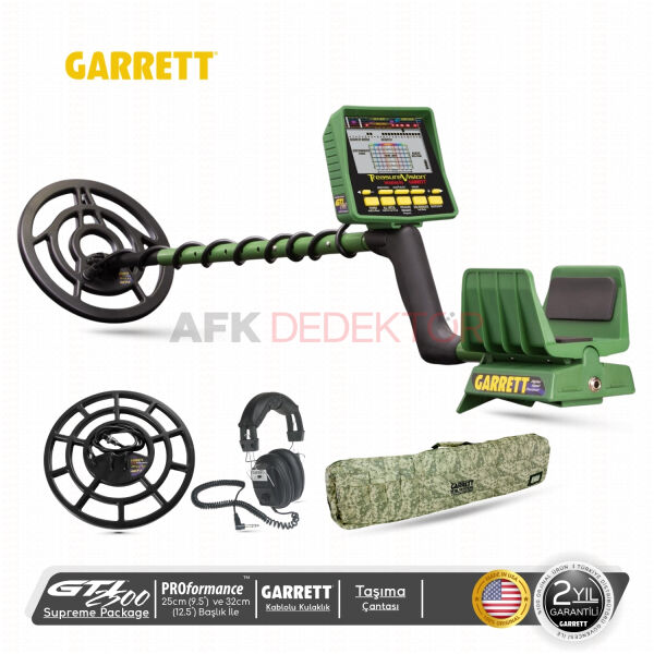 Garrett GTI 2500 Supreme Paket 9.5'' + 12.5'' Başlıklı