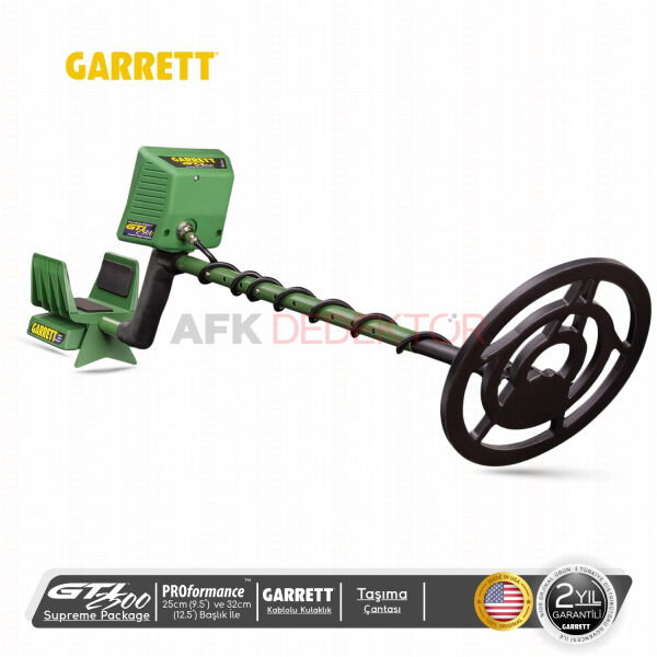 Garrett GTI 2500 Supreme Paket 9.5'' + 12.5'' Başlıklı