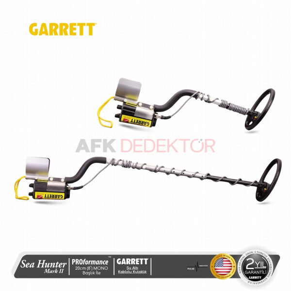 Garrett Sea Hunter Mark II Su Altı Metal Dedektörü – 8'' PROformance Mono Başlıklı